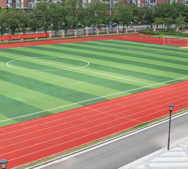 Practical application case of prefabricated rubber track