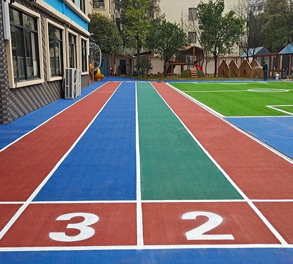 Practical application case of prefabricated rubber track