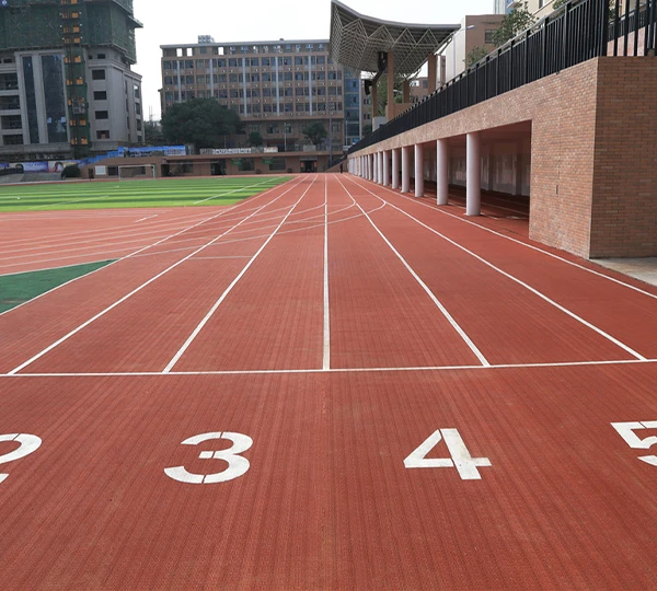 Practical application case of prefabricated rubber track