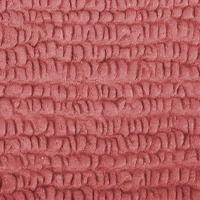 Gray prefabricated rubber track with a pattern resembling corn kernels