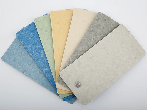 The pattern and texture display of PVC sports flooring