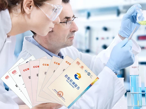 Experimenters and test reports of different samples